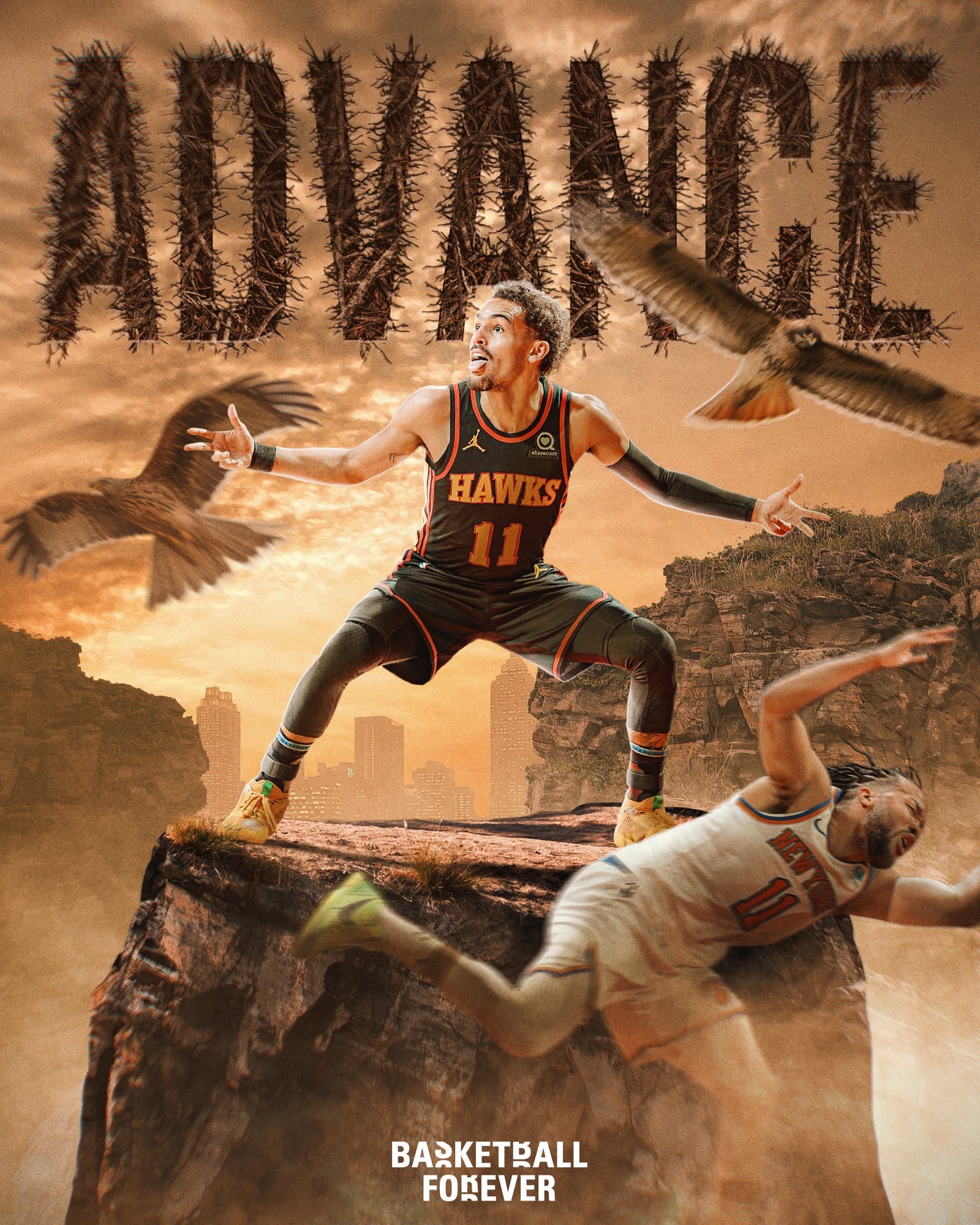 尼克斯主场战胜老鹰，取得两连胜